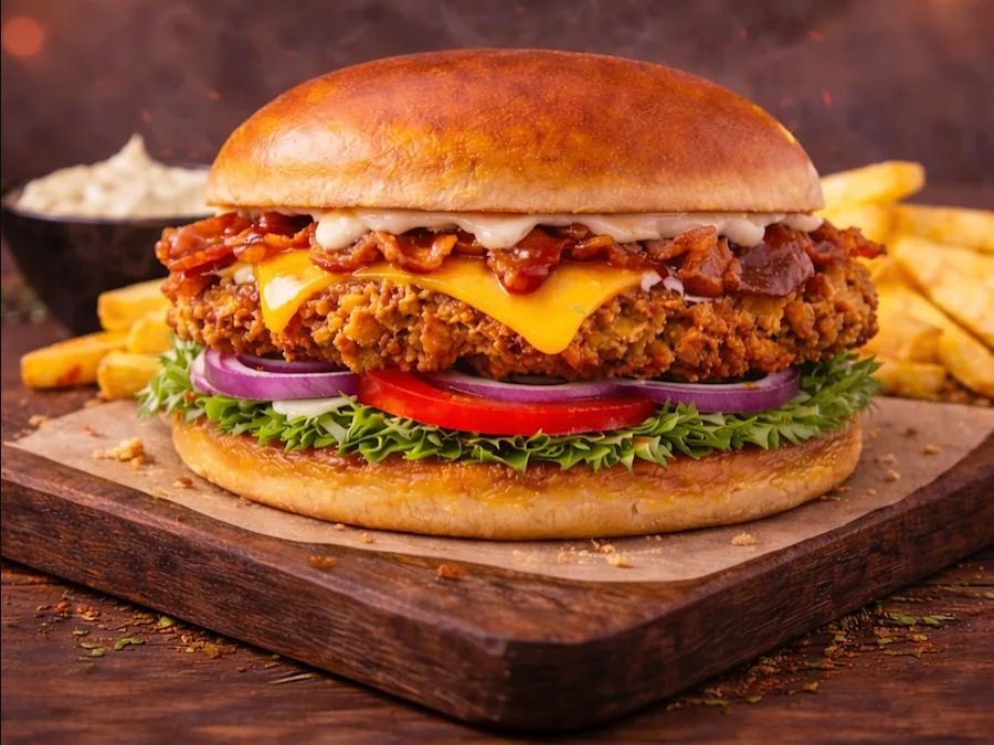 Crispy Chicken Burger Special